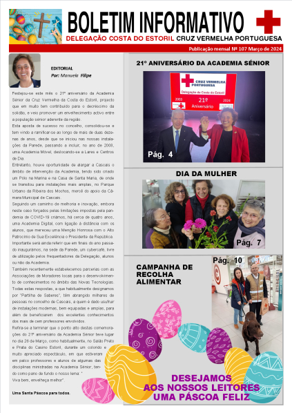 Boletim Informativo 107, Março de 2024