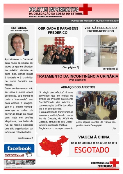 Boletim Informativo nº 46, Fevereiro 2019