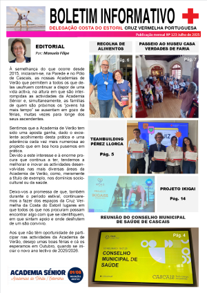 Boletim Informativo N123 Julho 2025